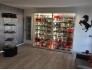 Vitrine met onderkast 200x160x40